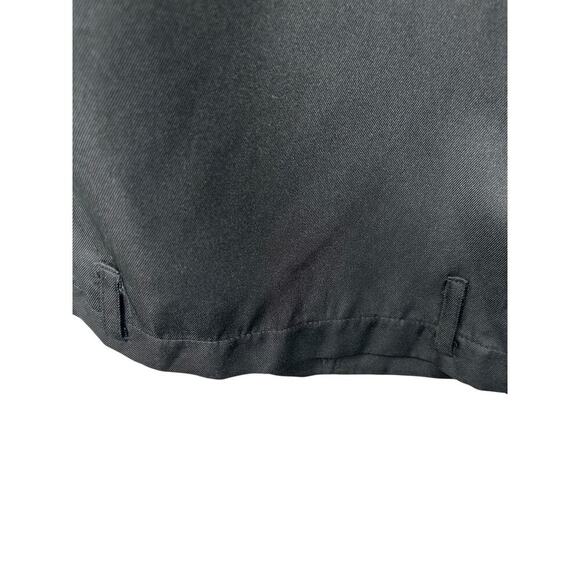 Pretty Little Thing Tall Black Cargo Pocket Detail Buckle Trouser SZ 14 Wide Leg - Picture 7 of 12